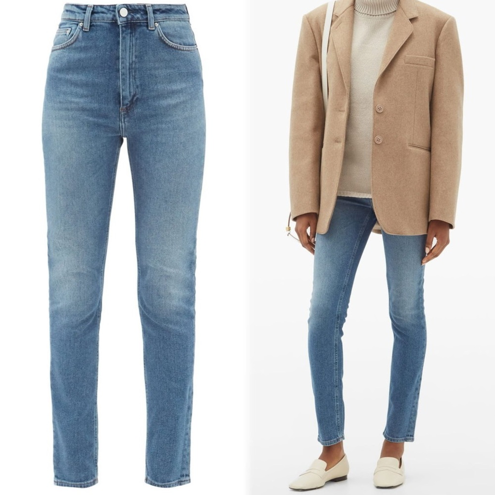 Toteme New Standard High-Rise Skinny-Leg Jeans